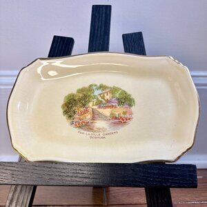 Vintage Royal Winton Grimwades England Trinket Dish Par-La-Ville Gardens Bermuda